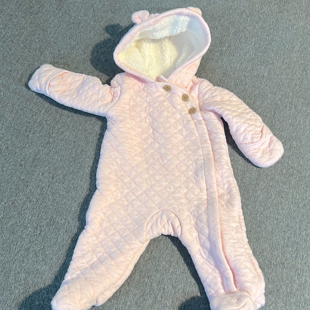 Carter’s Baby Girl Pink Winter Jumpsuit